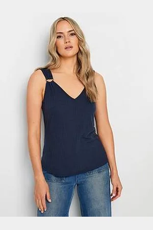 Long Tall Sally Tall V Neck Hardwear Rib Vest