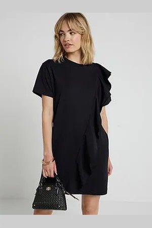 River Island Hybrid Frill Detail Mini Dress