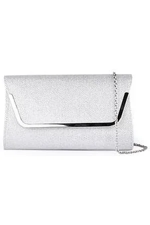 Paradox London Denise Glitter Mesh Clutch Bag