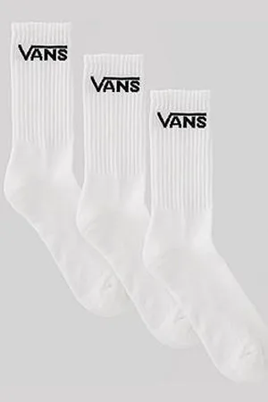 Vans Unisex 3 Pack Classic Crew Socks