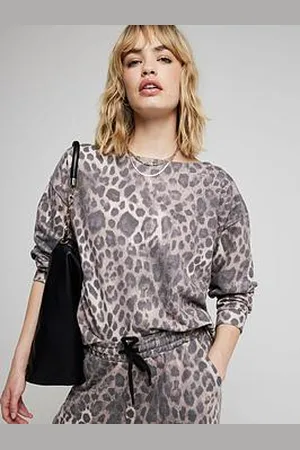 River Island Leopard Print Sweatshirt