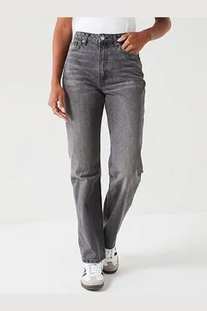 Very High Waist Wide Leg Jeans