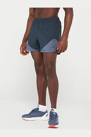 adidas Mens Running Own The Run Colourblock 5In Shorts - Navy