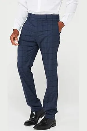 Very Man Slim Fit Check Suit Trouser