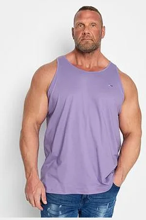 BAD RHINO Plain Vest - Chalk Violet
