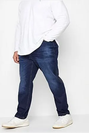 BAD RHINO Dark Wash Denim Jeans - 34" Leg Length
