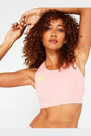 adidas Womens Running Adizero Crop Top - Pink