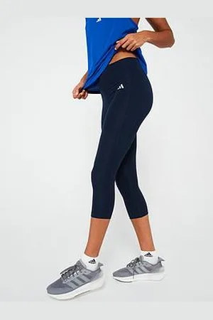 adidas Womens Training Optime 3/4 Tights - Navy