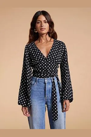 Dancing Leopard Polka Dot Blouse