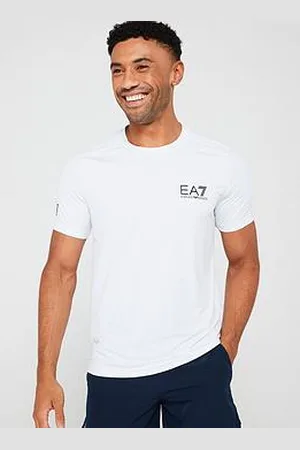 EA7 Eagle Sleeve Logo Poly T-Shirt