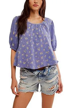 Free People Chloe Printed Top