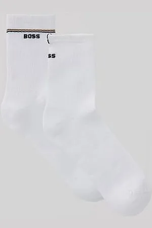 HUGO BOSS 2 Pack Iconic Logo Ankle Sock