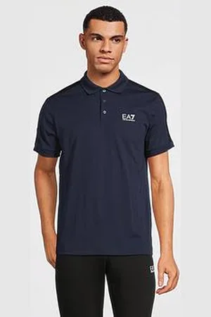 EA7 Tape Logo Short Sleeve Polo Shirt