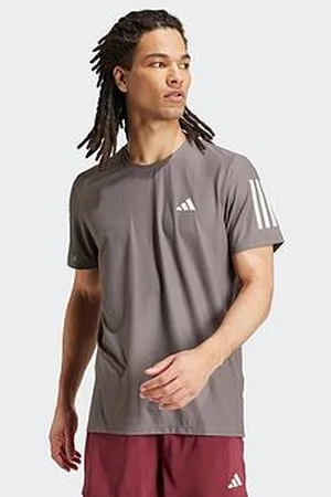 adidas Mens Running Own The Run T-Shirt - Grey