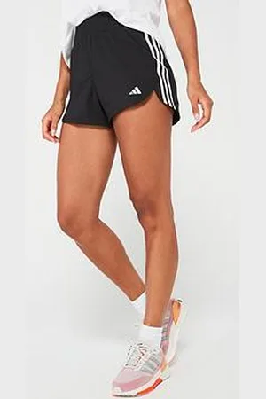 adidas Womens Training Pacer Woven High Waist 3In Shorts