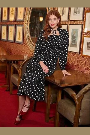 Joe Browns Polka Dot Print Midi Dress