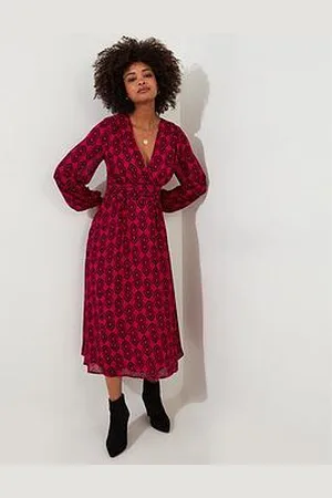 Joe Browns Petite Geometric Print Midi Dress