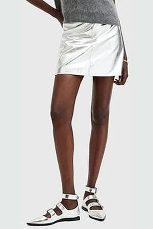 AllSaints Renai Foil Skirt