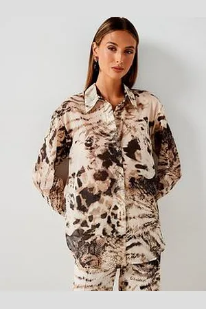 MANGO Printed Co Ord Shirt
