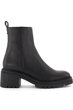 Dune Possessive Cleated Block-Heel Ankle Boots