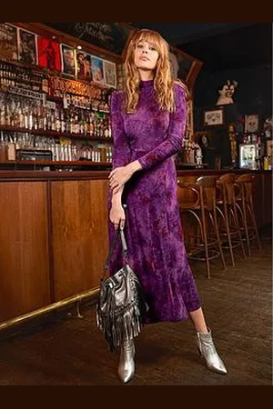 Joe Browns Flocked Jersey Dress