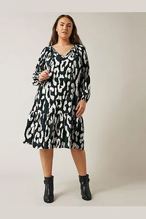 Evans Abstract Animal Print Mini Dress
