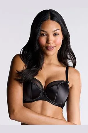 Boux Avenue Petal Plunge Bra - Champagne