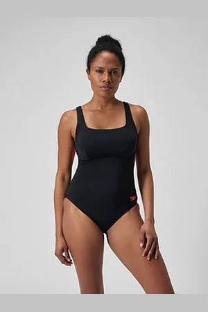 Speedo Womens Flex Band Swimsuit With Built In Swim Bra