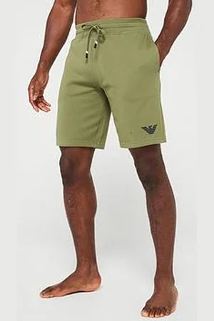 Emporio Armani Iconic Terry Fleece Logo Shorts