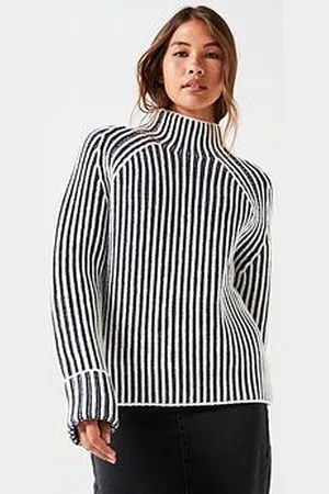 Calvin Klein Wool Two Tone Stripe Jumper