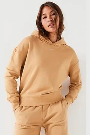 Calvin Klein Nano Logo Relaxed Hoodie - Brown