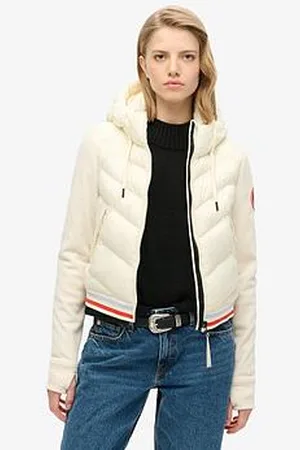 Superdry Hooded Storm Fuji Hybrid Bomber Jacket