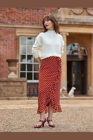 Joe Browns Polka Dot Midi Skirt