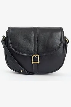 Barbour Laire Leather Saddle Bag