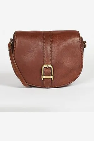 Barbour Laire Leather Saddle Bag