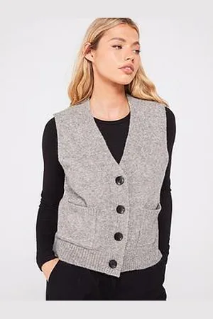 VERO MODA Sleeveless V-Neck Knitted Vest