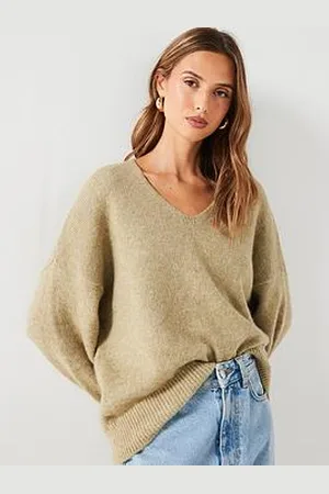 HUGO BOSS Fondys Wool Blend V-Neck Jumper