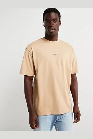 HUGO BOSS Blue Nalono Loose Fit International Logo T-Shirt