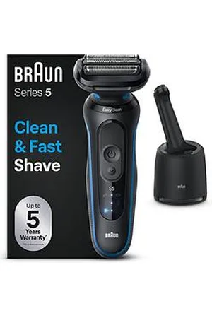 von Braun Electric Shaver, Series 5, With Smartcare Center, 52-B7000Cc, Blue