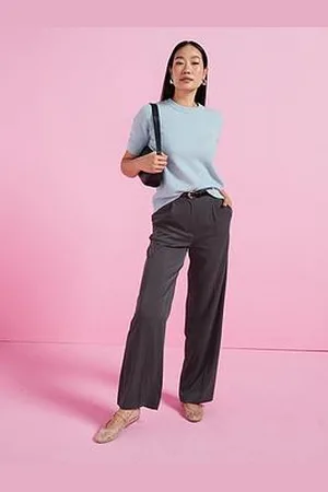 Very Relaxed Soft Wide Leg Trousers