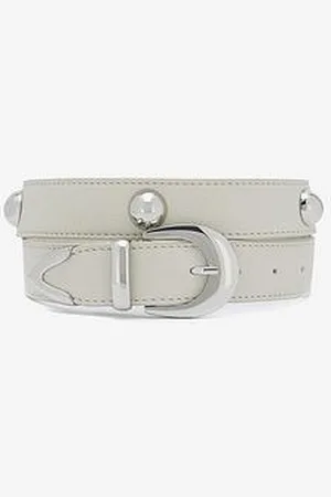 mint&berry White Statement Leather Belt