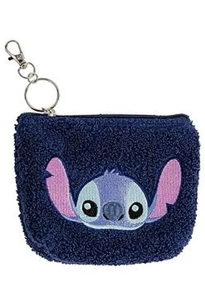 Disney Lilo And Stitch Blue And Pink Purse Keychain