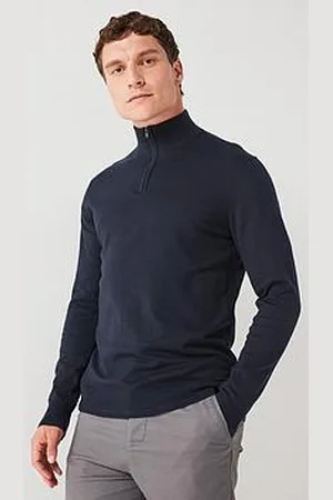 Everyday Basic Cotton Rich 1/4 Zip Jumper