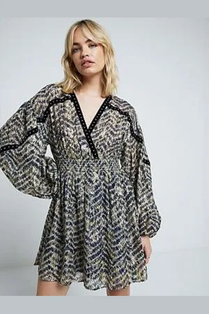 River Island Printed Mini Dress