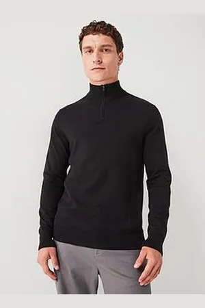 Everyday Basic Cotton Rich 1/4 Zip Jumper