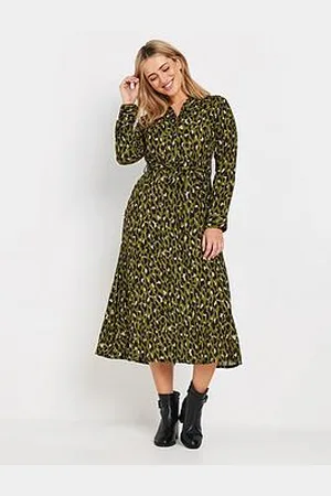M&Co Animal Printed Shirt Dress
