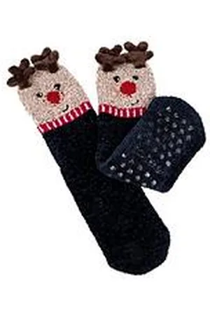Totes 1Pp Novelty Super Soft Slipper-Sox