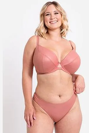 Curvy Kate Lush High Shine Lustrous Thong - Rose Shimmer