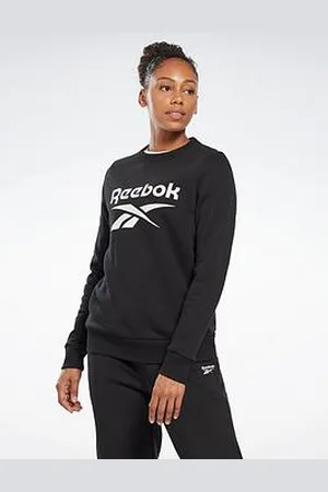 Reebok Womens Training Identity Big Logo Fleece Crew