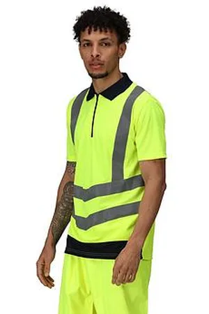 Regatta Professional Workwear Hivis Pro Polo T-Shirt - /Navy